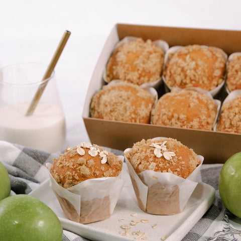 Freshly Baked Sweet Muffins | Serves 6 - FIG FOOD