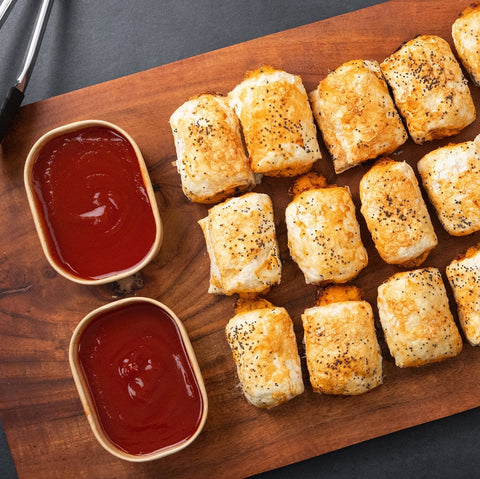 Mega Veggie Sausage Roll Party Platter | Serves 14 - 18 - FIG FOOD