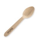 10cm Wood Teaspoon - Each - FIG FOOD