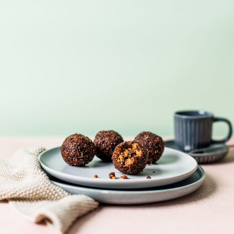 Choc Peanut Butter Protein Balls 4Pk GF/V-Indulgence-The Jolly Miller-iPantry-australia