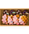 Choco Smiles & Pink Waffle Bites - FIG