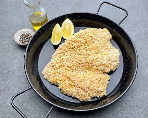 Free Range Chicken Schnitzel Panko Crumb (Approx. 500g - 1 Piece)-Mathews Butcher-iPantry-australia