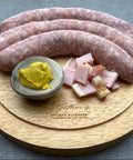 Free Range Pork & English Mustard Sausages (Approx. 500g - 3 Sausages)-Mathews Butcher-iPantry-australia