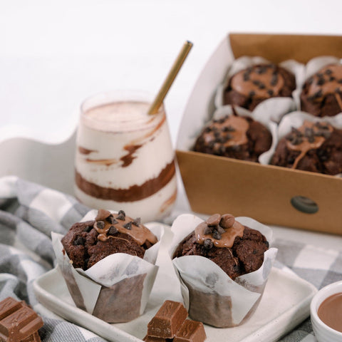 Freshly Baked Sweet Muffins | Serves 6 - FIG FOOD