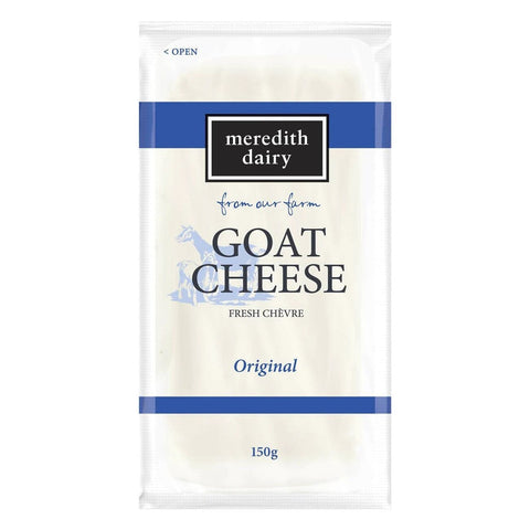 Goat Cheese Fresh Chevre Log Plain 'Meredith Dairy' - 150g-Catering Entertaining-Meredith Dairy-iPantry-australia