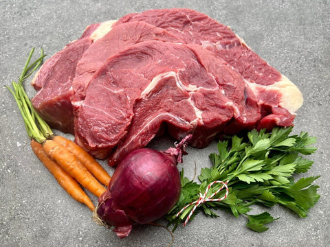 Grass Fed Beef Chuck Steak (Approx. 500g)-Mathews Butcher-iPantry-australia