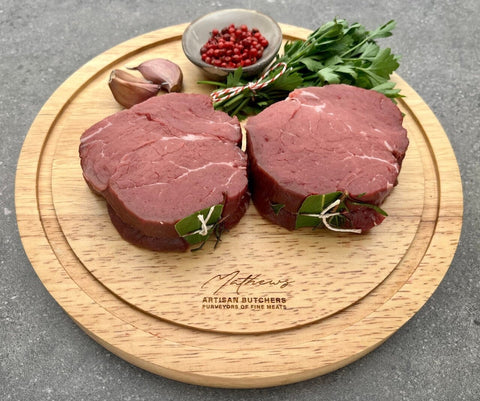 Grass Fed Beef Eye-Fillet Steak (Approx. 250g Per Piece)-Mathews Butcher-iPantry-australia