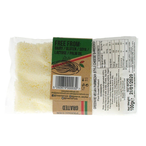 Green Vie Grated Parmesan Flavour Cheese 100g-Catering Entertaining-Green Vie-iPantry-australia