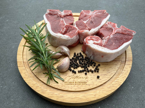 Honey & Pepper Lamb Loin Chops (Approx. 600g - 3 Chops)-Mathews Butcher-iPantry-australia