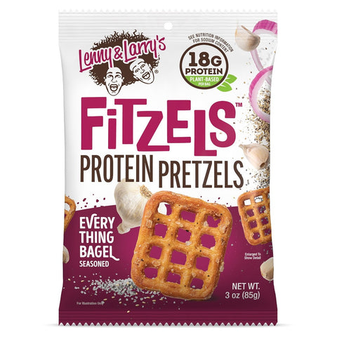 Lenny & Larry Protein Pretzels 85g - Everything Bagel - Lenny & Larry