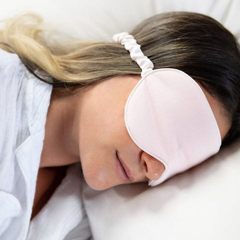 Luxe Linen Eye Mask Blush-Tonic-iPantry-australia