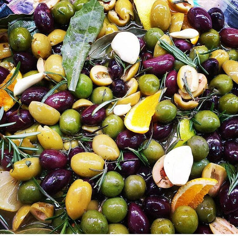 Mathews Mediterranean Olive Mix (Approx. 200g)-Mathews Butcher-iPantry-australia