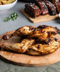 Mediterranean Spiced Butterfly Whole Chicken | 1.5Kg - FIG FOOD