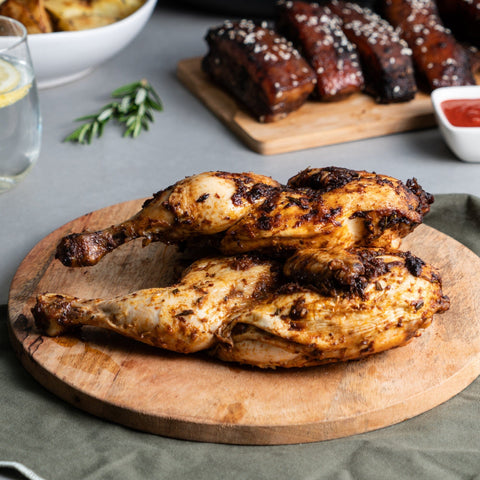 Mediterranean Spiced Butterfly Whole Chicken | 1.5Kg - FIG FOOD