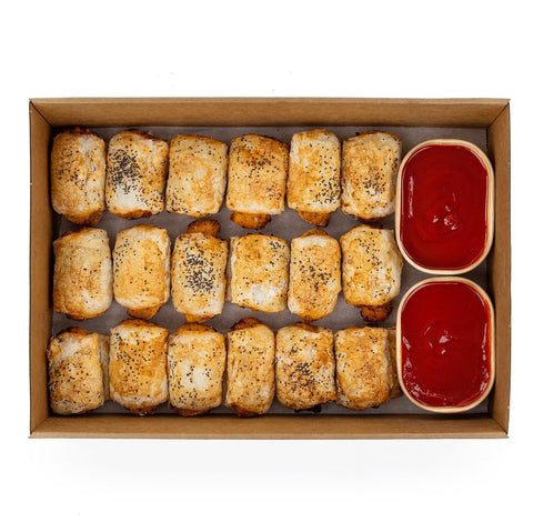 Mega Veggie Sausage Roll Party Platter - FIG