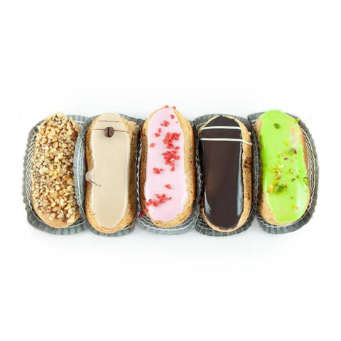 Mixed Eclairs (5 Piece)-Indulgence-Brunetti-iPantry-australia