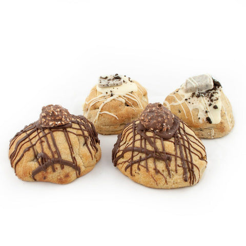 Nutella & Hershey's Loaded Cookies 4Pk-Indulgence-The Cookie Dough Co-iPantry-australia