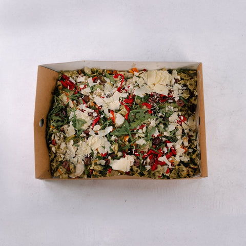 Pesto Pasta & Artichoke Salad - Large Platter | Serves 12 - 15 - FIG FOOD
