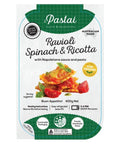 Ravioli Spinach & Ricotta in Napoletana Sauce & Pesto 400g Vegan - iPastai