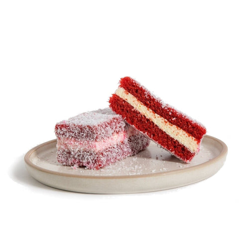 Red Velvet Lamingtons 2 Pack (FIG)-Indulgence-FIG-iPantry-australia