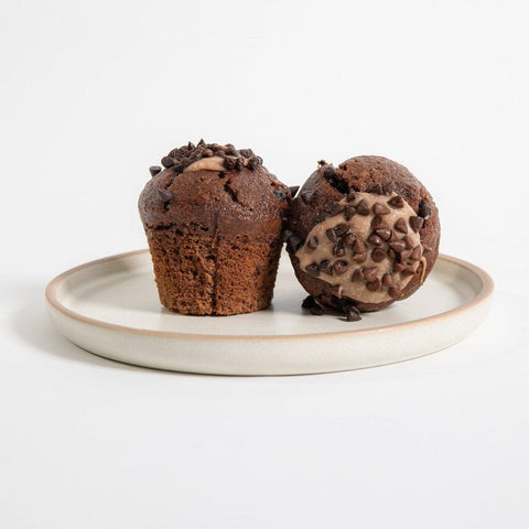 Triple Choc Mud Muffins 2 Pack (FIG)-Indulgence-FIG-iPantry-australia