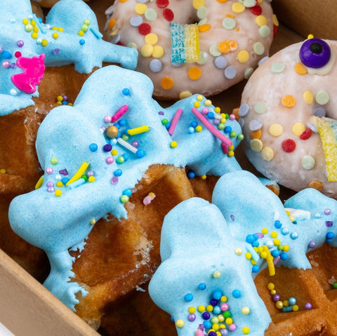 Vanilla Giggles & Blue Waffle Bites | Serves 4 - 6 - FIG FOOD